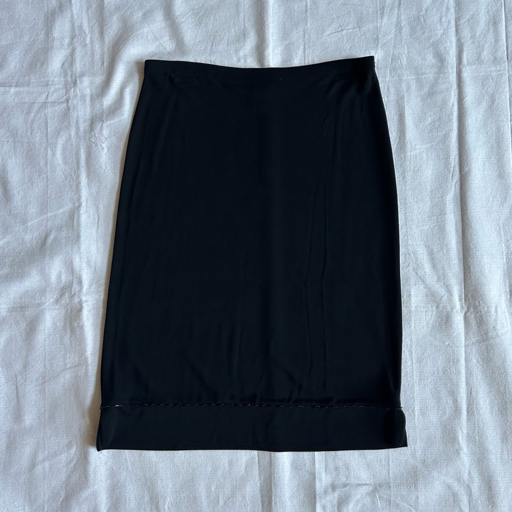 GAP | Black Beaded Mid Length Pencil Skirt